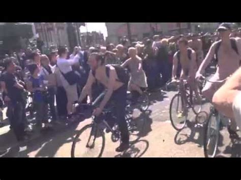 London Naked Cycle Rally YouTube