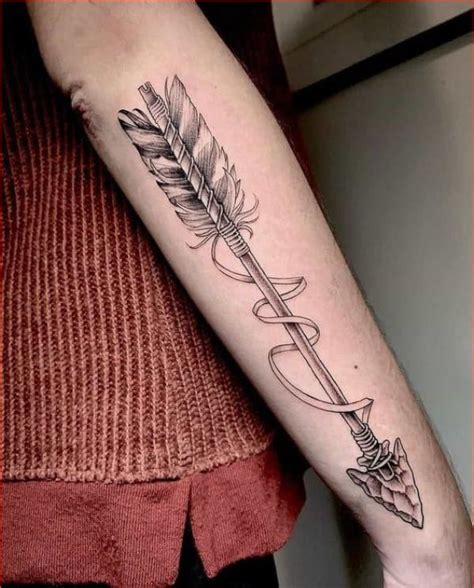 American Indian Arrow Tattoo
