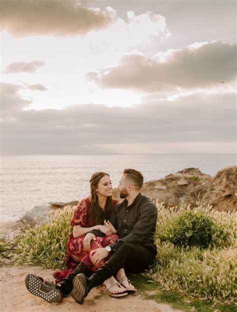 Sunset Cliffs Engagement Session San Diego Ca Hope Photography