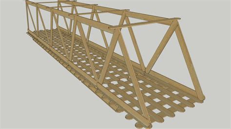 How To Make A Strong Truss Bridge Out Of Popsicle Sticks Design Talk