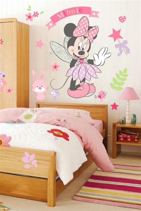 Minnie Mouse Cute Wall Decal For Girls Bedroom Minnie Mouse Diy
