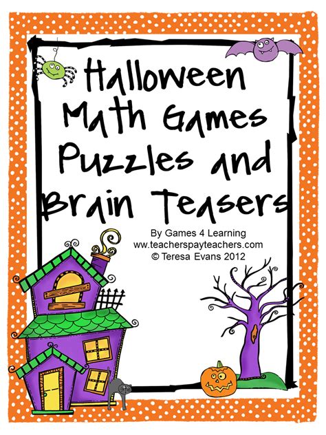 Well, you might be interested in our following recommendations for drawing board games for adults. Fun Games 4 Learning: Halloween Math Fun!