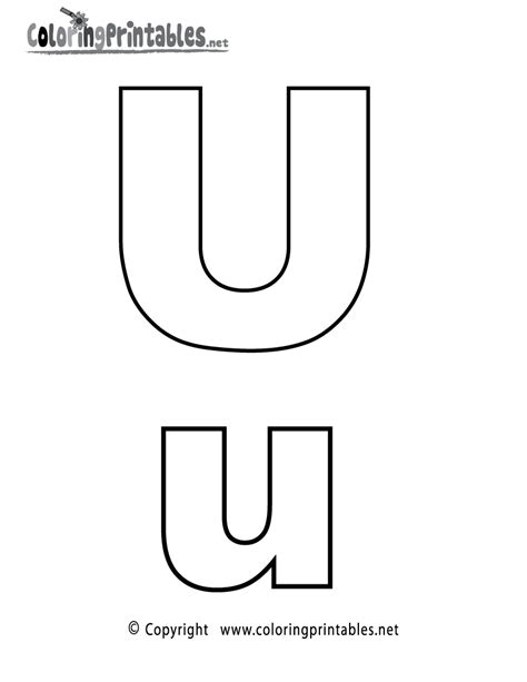 Letter U Coloring Pages To Download And Print For Free