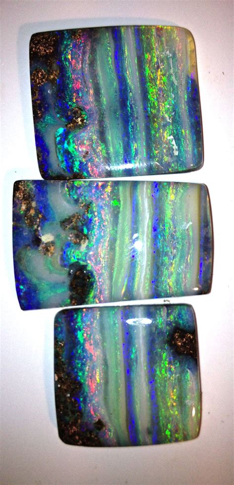 Beautiful Stripy Boulder Opal Picture Stones Bill Kasso Minerals