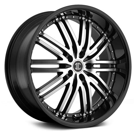 2 crave® no 22 wheels gloss black with machined face rims