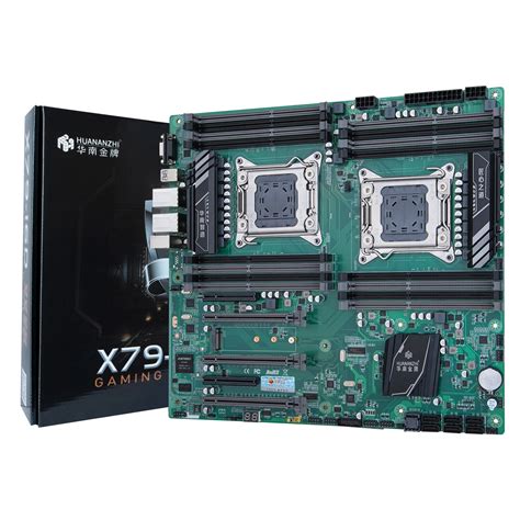 Huananzhi X79 Scheda Madre Intel 16d Dual Cpu Lga 2011 Reg Ecc Ddr3