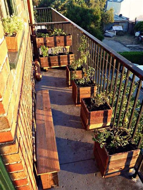 A private outdoor space, especially in urban how to grow a vegetable garden in your apartment of the many things apartment dwellers lust for. 30 Inspiring Small Balcony Garden Ideas ~ ScaniaZ