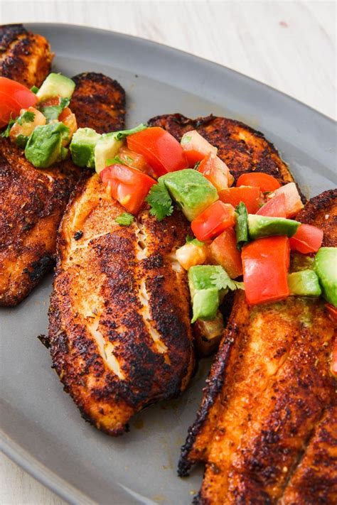 This Blackened Tilapia With Avocado Salsa Will Turn Anyone Into A