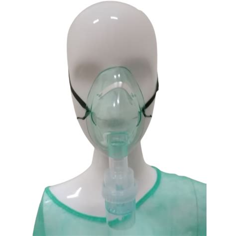 Mascarilla De Oxigeno Adulto Con Nebulizador Y Tubo