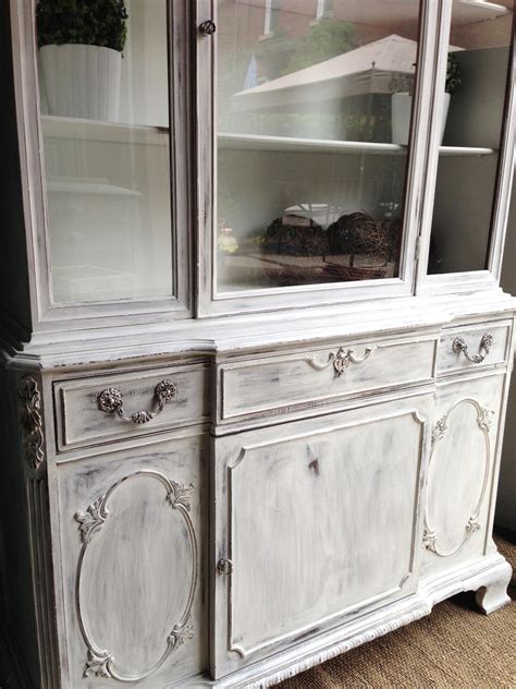 | build an extra long buffet cabinet with tons of storage! Repurposed Gems: Light Grey Buffet & Hutch