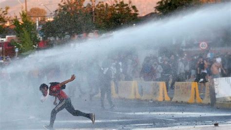 Chile Protests Turn Violent On Anniversary Bbc News