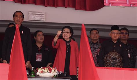 Megawati Dan Jokowi Bakal Pidato Di Rakernas Pdip Konteks
