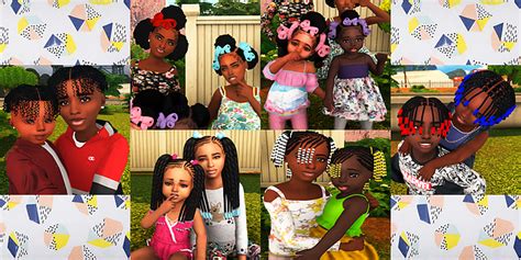 The Black Simmer Kiddie Hair Pack By Ebonix