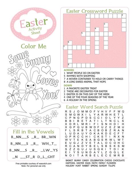 Party Simplicity Free Easter Printables Kids Coloring Pages And More