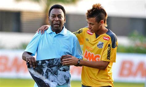 Neymar Parabeniza Pelé Pelos Seus 80 Anos Folha Pe