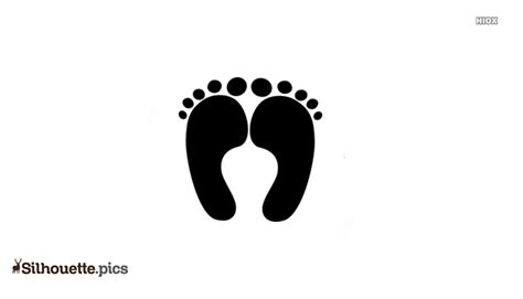 Walking Feet Silhouette Vector Clipart Images Pictures