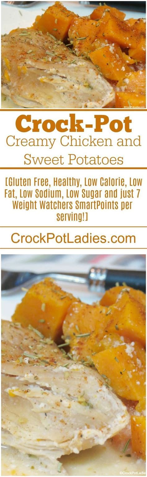Make your crock pot happy with these slow cooker chicken recipes from food.com. Crock-Pot Creamy Chicken and Sweet Potatoes Recipe ...