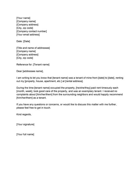 Free Reference Letter Free Sample Reference Letters In Ms Word