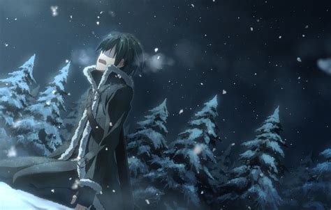 Winter Anime Boy Wallpapers Top Free Winter Anime Boy Backgrounds