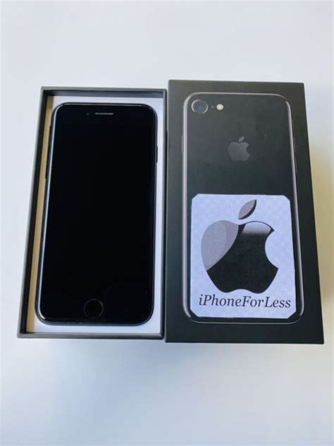Apple Iphone 7 256gb Jet Black Unlocked A1778 Gsm For Sale