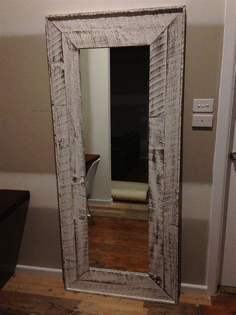 Give your mirror a unique look with these incredible diy mirror frames ideas. Mirror frame I made from old fence palings and finished ...