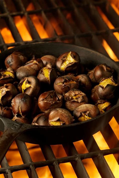 Roasted Chestnuts On An Open Fire How To Peel Chestnuts Easily