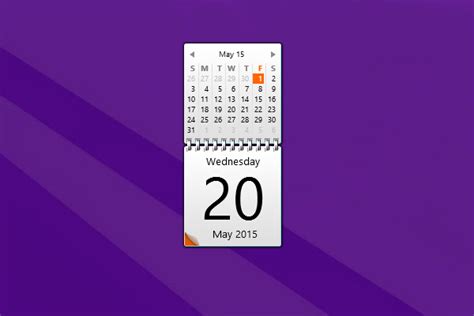 Zerog Calendar Windows 10 Gadget Win10gadgets