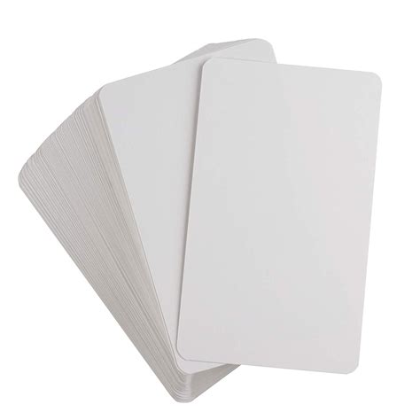 Blank Playing Cards 200 Piece Reusable Flash Cards Index Cards Dry