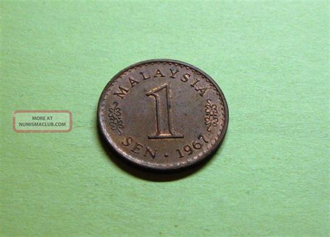 The malaysian ringgit is the currency of malaysia. 1967 Malaysia 1 Sen Coin