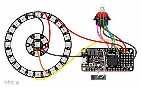 Circuit Diagram Neopixel Bike Light Adafruit Learning System