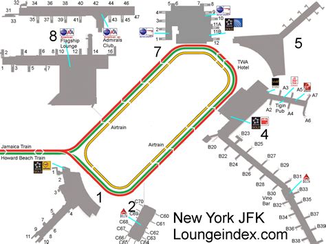 New York Jfk Airport Map Images And Photos Finder