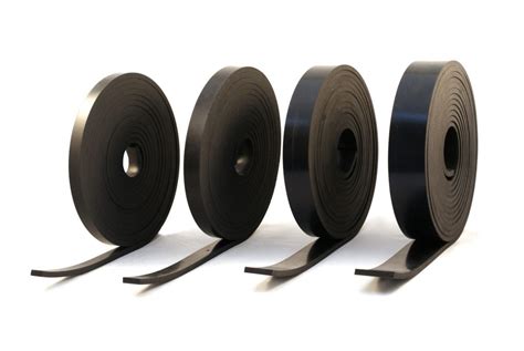 10mm Thick X 5m Long Solid Rubber Strips