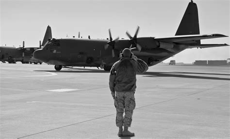 A 1st Special Operations Aircraft Maintenance Squadron Crew Chief