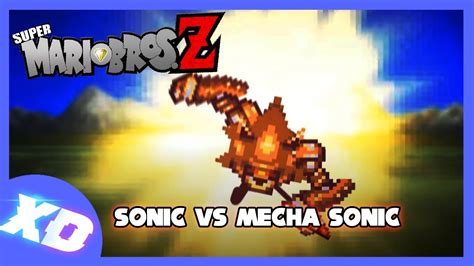 Smbz Sonic Vs Mecha Sonic Youtube