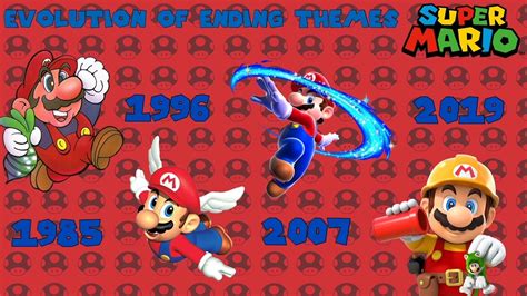 Evolution Of All Mainline Super Mario Credits Ending Themes 1985