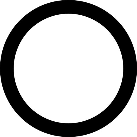 Empty Circle Free Shapes Icons