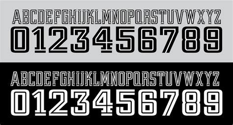 Football Teams Shirt And Kits Fan Font Nba Style