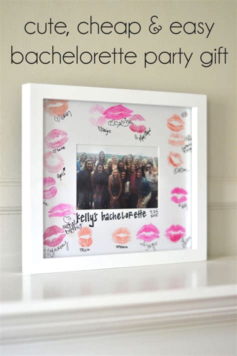 Whether you need a gift for the happy couple or for your bridal party, find it on etsy. Cheap & Easy Bachelorette Party Gift - Lovely Lucky Life
