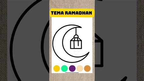 Menggambar Tema Ramadhan Rujukan Muslim