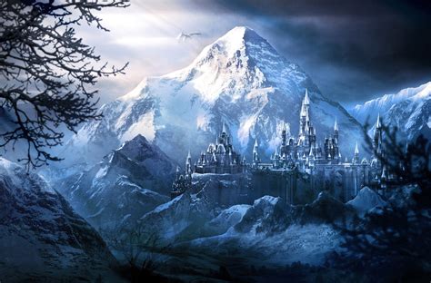 Frozen Castle By Fabien Togman Imaginarycastles