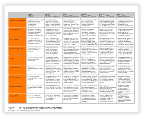 The 6-level Project Management Maturity Model | Program management, Project management, Business ...