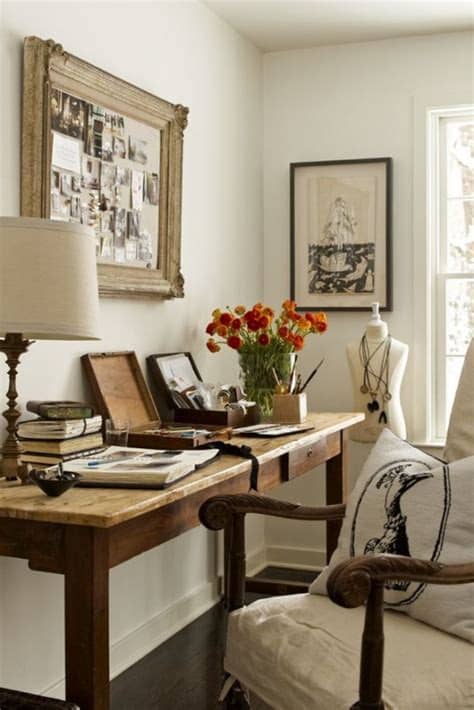Feng shui your home with simple decorating fixes. Work In Coziness: 20 Farmhouse Home Office Décor Ideas ...