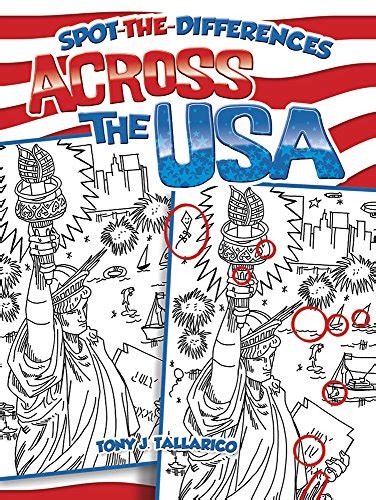 Spot The Differences Across The Usa Dover Kids Activity Books Usa