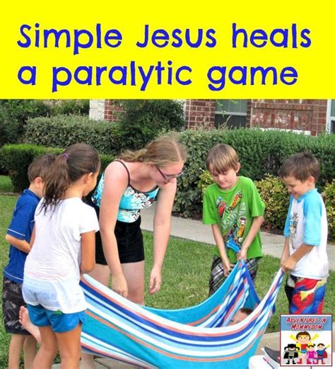 Jesus Heals A Paralytic Game Jesus Heals Sunday School Games Sunday