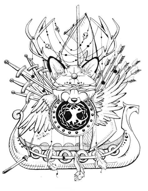 8.5 x 11 in original colours. 160 best Norse Colouring Pages images on Pinterest | Norse ...