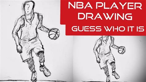 How do you draw a basketball? Drawing a Basketball Player Easy - YouTube