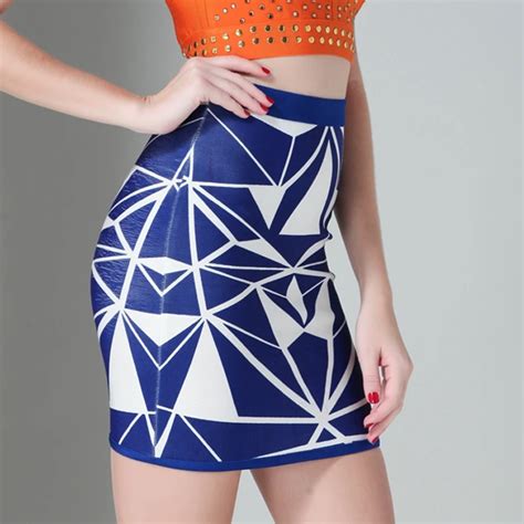 claire sexy skirts women good elastic celebrity bandage skirt blue pencil mini sexy slim stretch