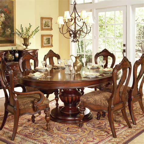 These table sets consist of a large extendable table with 6, 8, 10 or 12 side chairs with two armchairs, and is mainly used on special occasions to entertain family and friends. Getting a Round Dining Room Table for 6 by your own ...