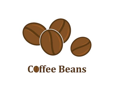 Premium Vector Coffee Beans Logo Template Vector Icon Design