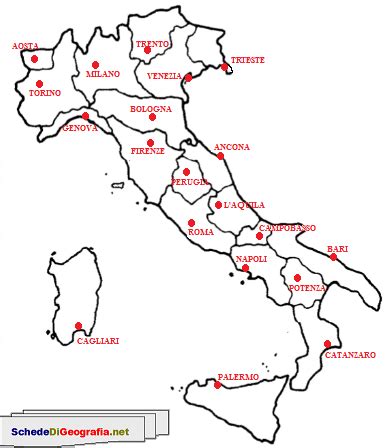 Carta Geografica Italia Regioni Stjohnscemeteryparramatta Org